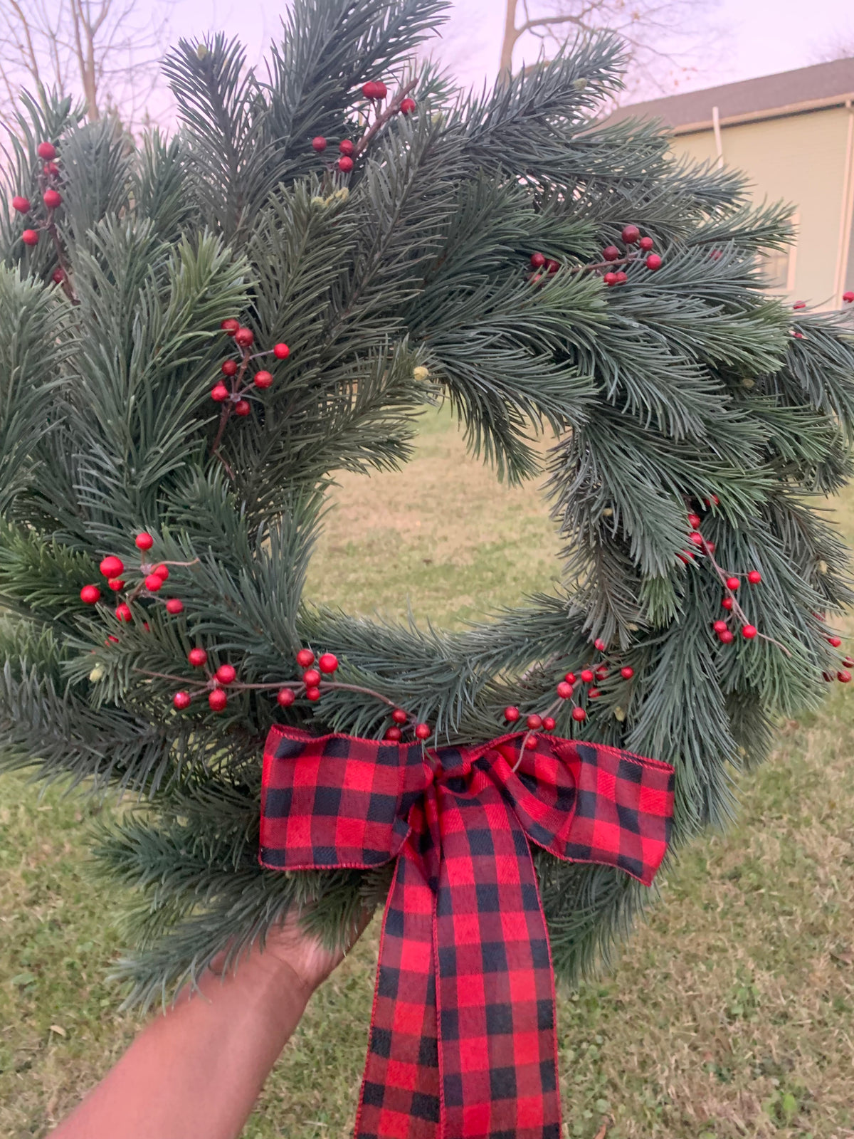 Winter Evergreen Wreath