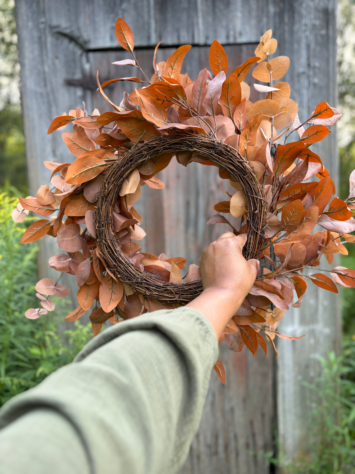 Copper Eucalyptus Wreath