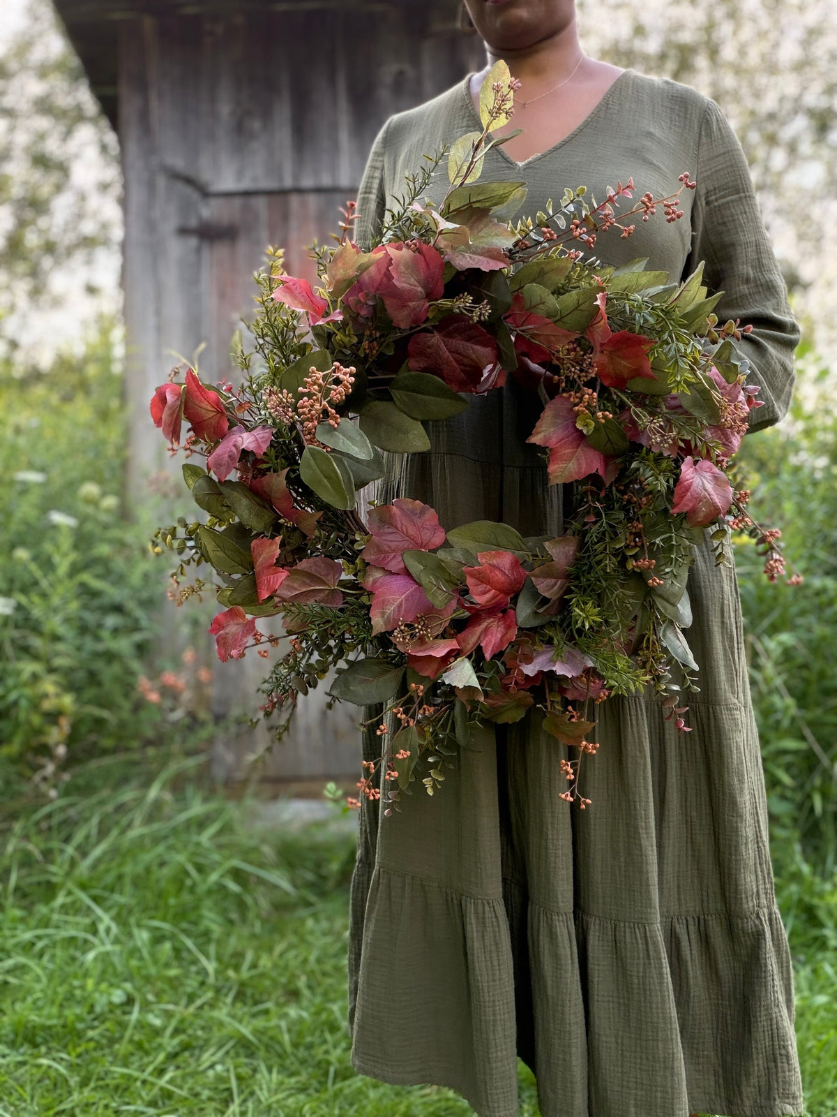Maple Eucalyptus Wreath