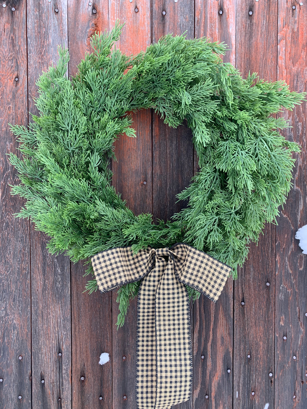 Simply Cedar Winter Wreath