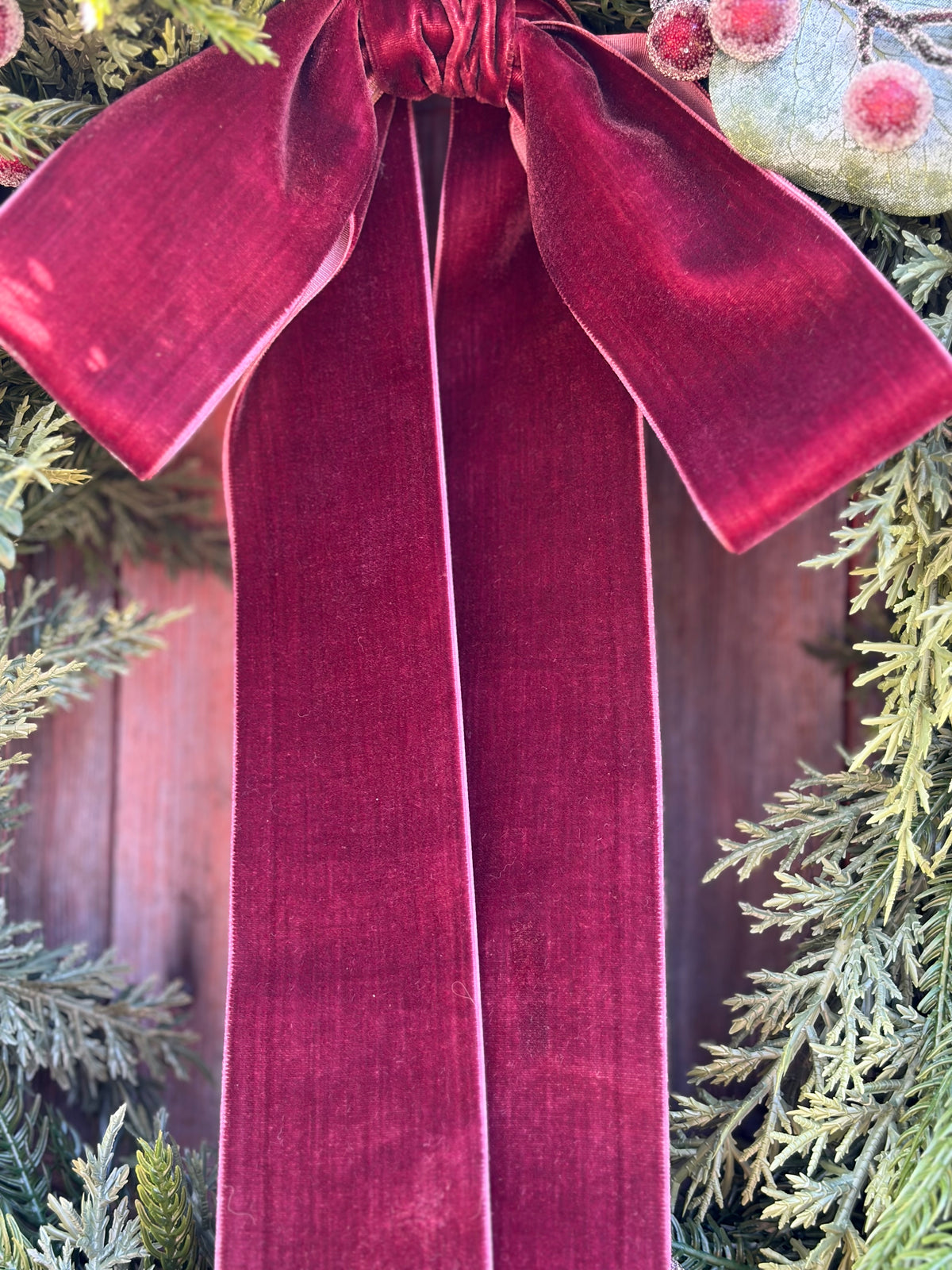 Sugared Berries & Eucalyptus Winter Wreath